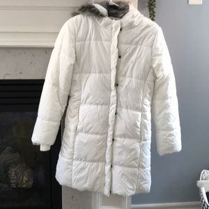 CK girls white jacket